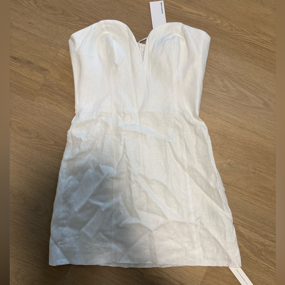 NWT reformation linen dress